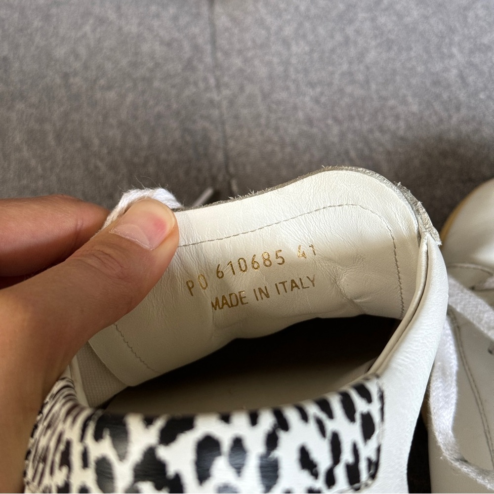 Saint Laurent White and Cream Sneakers - Picture 4 of 5